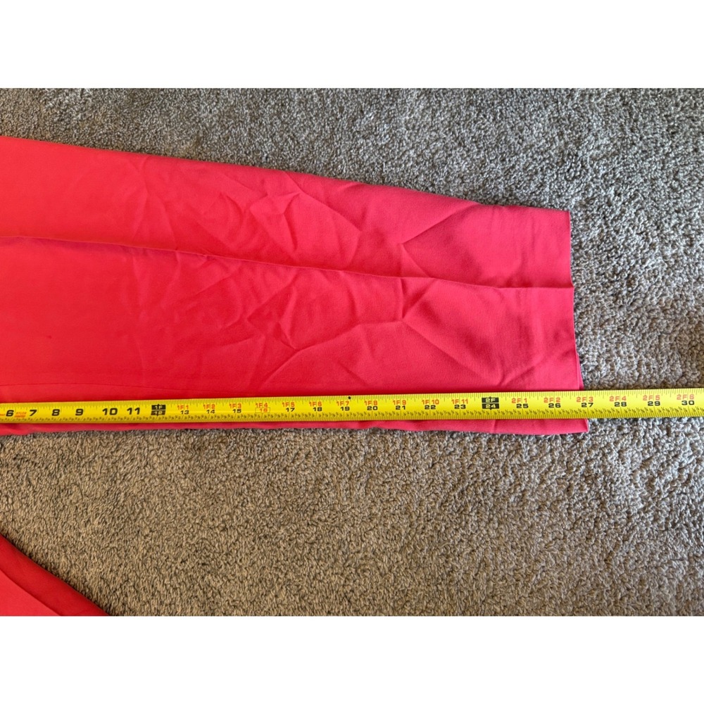 Jones New York Pink 100% Silk Pleated Dress Pants Trousers Womens Size 16 - Picture 4 of 5